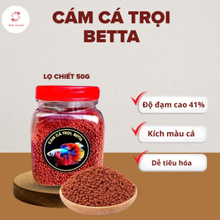 Lọ 50g Cám Cá Trọi - Beta Hàm Lượng Dinh Dưỡng Cao Tăng Cường Miễn Dịch Và Lên Màu Tốt