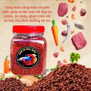 Lọ 50g Cám Cá Trọi - Beta Hàm Lượng Dinh Dưỡng Cao Tăng Cường Miễn Dịch Và Lên Màu Tốt