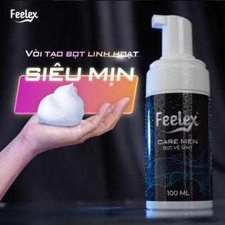 [Hàng VIP] Bọt vệ sinh nam giới Feelex Care Men làm sạch sâu, khử mùi ngăn ngừa nấm ngứa hương nước hoa 100ml