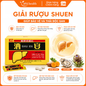 Viên uống thải độc gan giải rượu Shuen - Hộp 30 gói x 3 viên (Hàng nội địa Nhật)