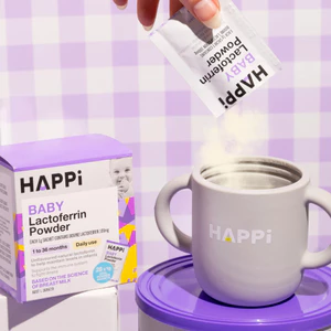 Men happi baby lactoferrin power Úc (1-36M) (Hộp 28 Gói)