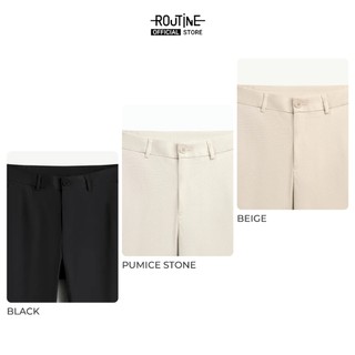 Quần Dài Nam Kaki Form Slim Cropped - Routine 10S25PCA018