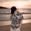 Áo Sơ Mi Lụa Họa Tiết Vẽ Làng Quê, Cuban Shirt Chất Lụa Tuyết Mềm Mịn, Thoáng Mát, Thấm Hút, Chống Nhăn - Size 50-100kg