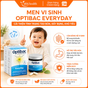 Men vi sinh Optibac everyday probiotics - Optibac xanh nước biển chính hãng