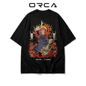 Áo thun Orca in hình Sukuna Ryomen Jujutsu Kaisen - Vải Cotton cao cấp - ORCA741
