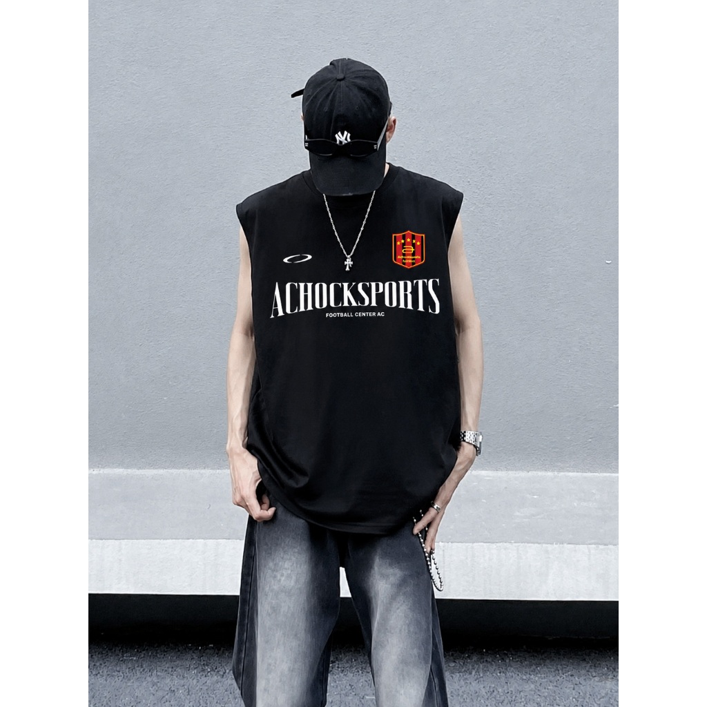 Áo Ba Lỗ Thể Thao Nam Nữ RedLabel In Họa Tiết "ACHOCK", Áo Tanktop Thể Thao Nam Nữ Cotton Cá Tính TT55