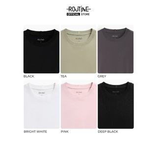 Áo Thun Nữ Tay Ngắn Trơn 100% Cotton Form Regular - Routine 10S24TSSW001