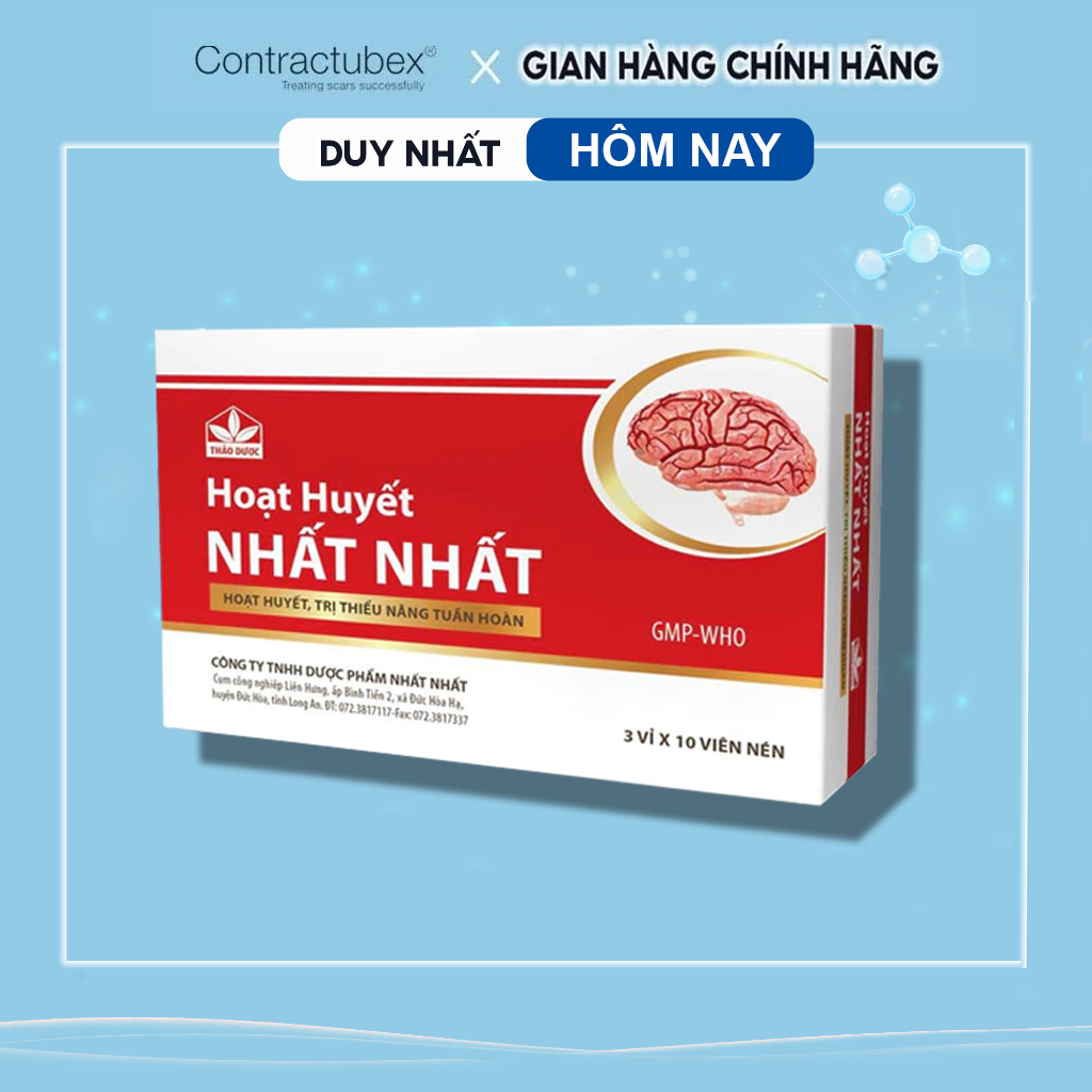 Hoạt huyết Nhất Nhất, hoạt huyết, thông mạch, cải thiện tuần hoàn máu não