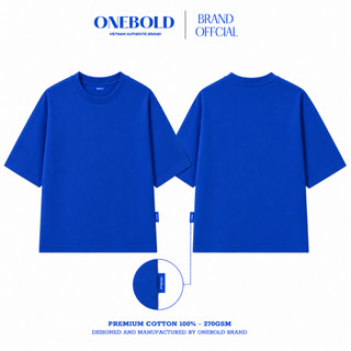 Áo Thun Trơn BOXY Brand ONEBOLD Cotton270Gsm Form Rộng, Áo Phông Dễ Phối Đồ Phong Cách Basic - OB022