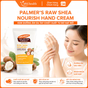 Kem dưỡng da tay giữ ẩm Bơ hạt mỡ Palmer's Raw Shea Nourish Hand Cream 60g