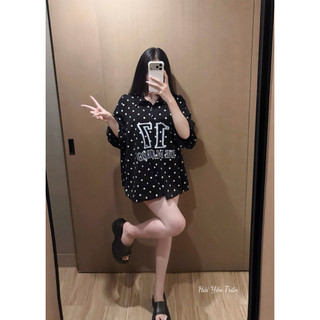 Áo phông cộc tay dáng ngắn xuông xinh iu