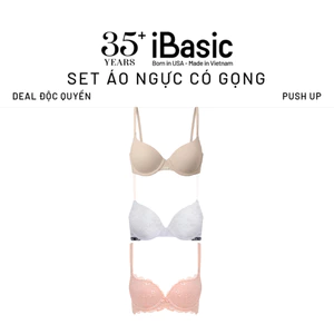 Set 3 Áo ngực có gọng mút vừa iBasic - Deal Độc Quyền