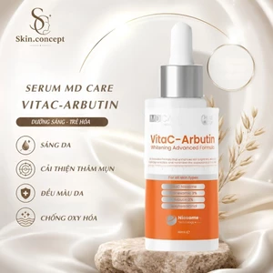 Serum MD CARE VitaC-Arbutin Serum – Whitening Advanced Formula 30ml sáng da, chống lão hóa