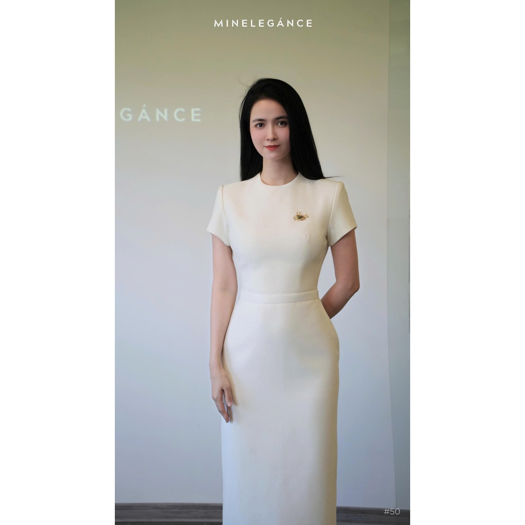 MINELEGÁNCE | VÁY BÚT CHÌ DÁNG DÀI SANG TRỌNG, THANH LỊCH - MIN50