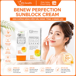 Kem chống nắng dưỡng trắng da Hàn Quốc Benew Perfection Sunblock 50ml SPF50+ PA+++