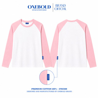 Áo Thun Tay Dài Trơn RAGLAN Brand ONEBOLD Cotton 270Gsm Form BOXY Phong Cách Trẻ Trung - OB24