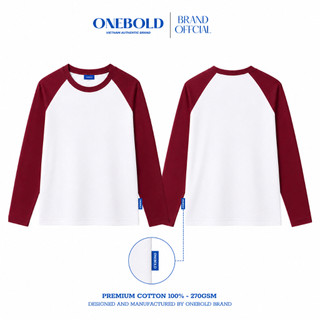 Áo Thun Tay Dài Trơn RAGLAN Brand ONEBOLD Cotton 270Gsm Form BOXY Phong Cách Trẻ Trung - OB24