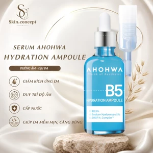 Serum Tinh Chất Phục Hồi Ahohwa Hydration Ampoule B5 30ml – Dưỡng Ẩm, Làm Dịu Da