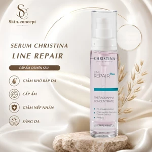 Serum HA Christina Line Repair Theraskin+HA Concentrate Cấp Nước Trẻ Hóa Phục Hồi Da