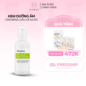 Kem dưỡng cân bằng dầu và nước nhẹ nhàng, tươi mát BONAJOUR AC CONTROL GREEN TEA LOTION 150ml | DAMDAVN