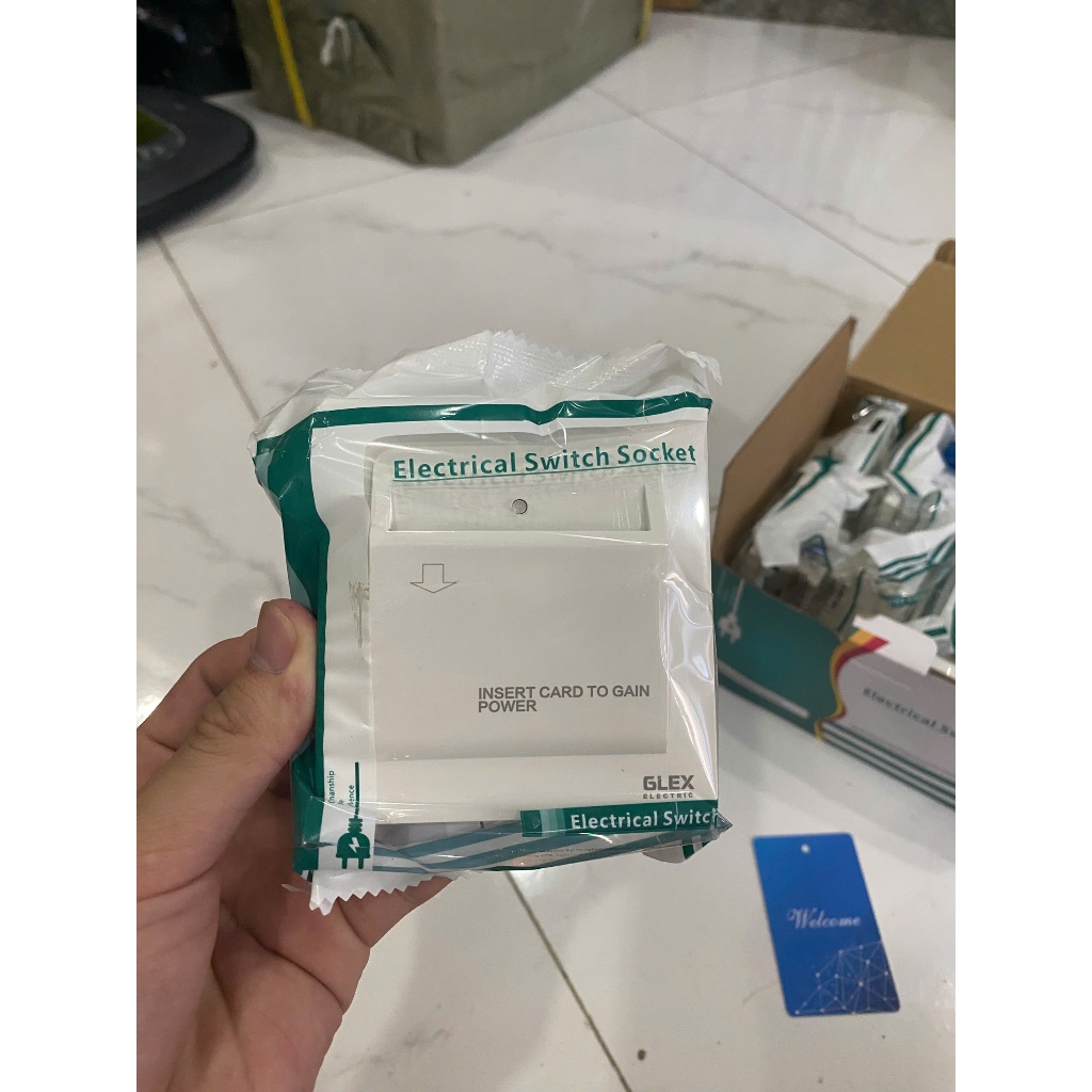 Công tắc đóng ngắt điện bằng thẻ dùng cho khách sạn,nhà nghỉ 220V 40A 5500W