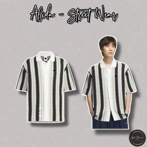⚡️[Hight Quality] Áo Polo Len A d1 Shirts Nam Nữ - Điểm Nhấn Chữ Kẻ Sọc Dệt Kim Cao Cấp