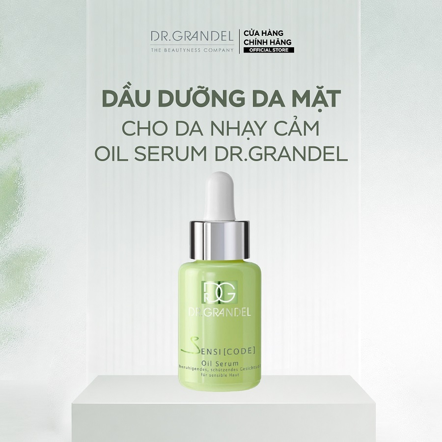 Dầu dưỡng da mặt cho da nhạy cảm Dr.Grandel OIL SERUM