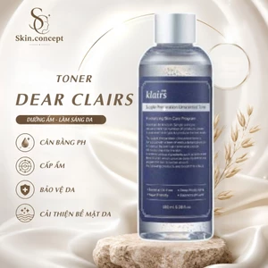 Nước Hoa Hồng Dear Klairs Toner 180ml Dưỡng Ẩm Và Làm sáng da