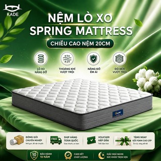 Nệm lò xo Spring Mattress Gre Me, Đệm lò xo liên kết tiêu chuẩn khách sạn 5 sao, nệm cao cấp 20cm