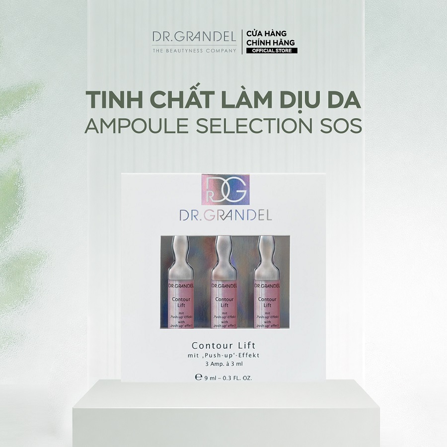 Tinh Chất Nâng Cơ Xóa Nhăn Định hình Khuôn Mặt Dr. Grandel Ampoules Selection CONTOUR LIFT 9ml