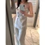𝗧𝗶𝗻𝗮 𝗟𝗶𝗻𝗲𝗻 - Áo Linen xếp li phối nút có bo chun