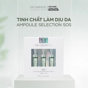 Tinh Chất Cấp Cứu Làn Da Dr. Grandel , Giảm Kích Ứng Tức Thì , SOS Ampoule 9ml