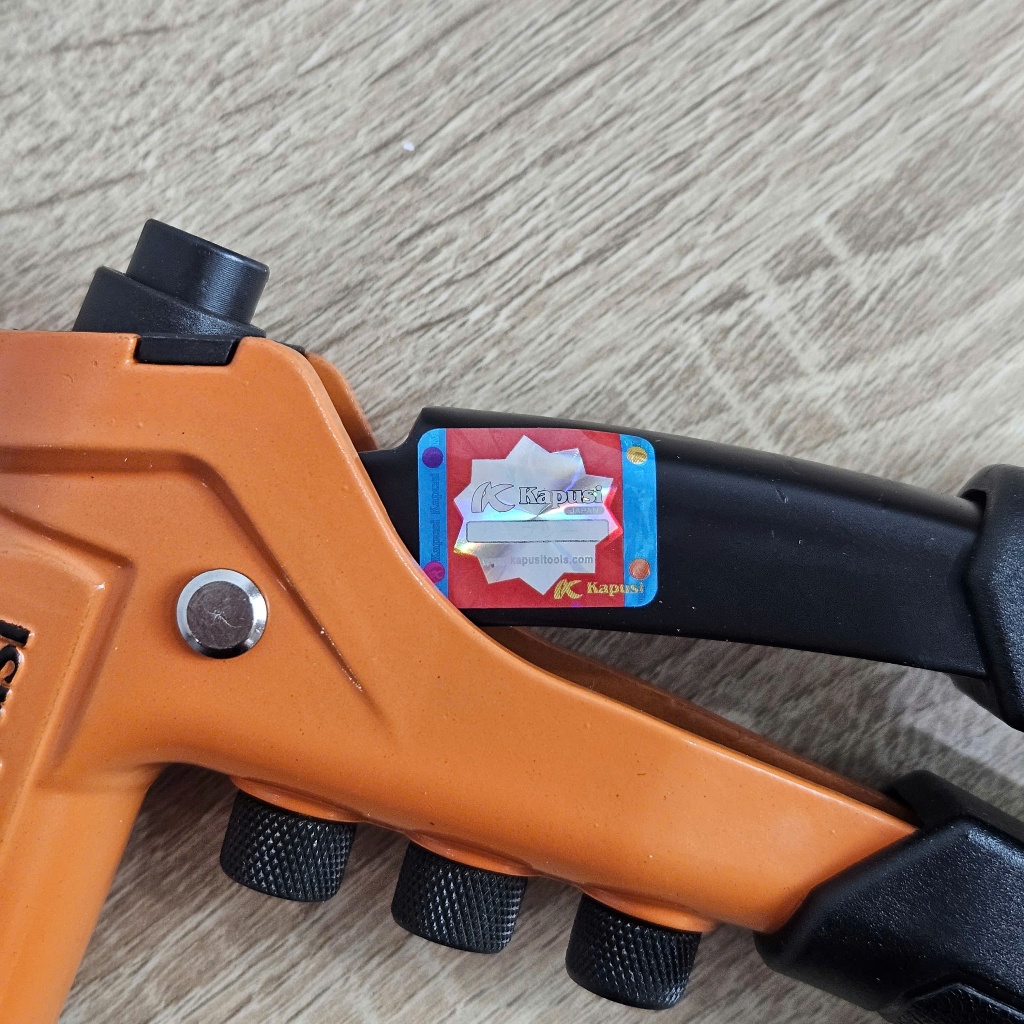 Kìm Rút Đinh Tán Kapusi K6805 Chính Hãng 8 Inch/203mm - Kìm Bấm Rive Đa Năng 2.4mm 3.2mm 4.0mm 4.8mm