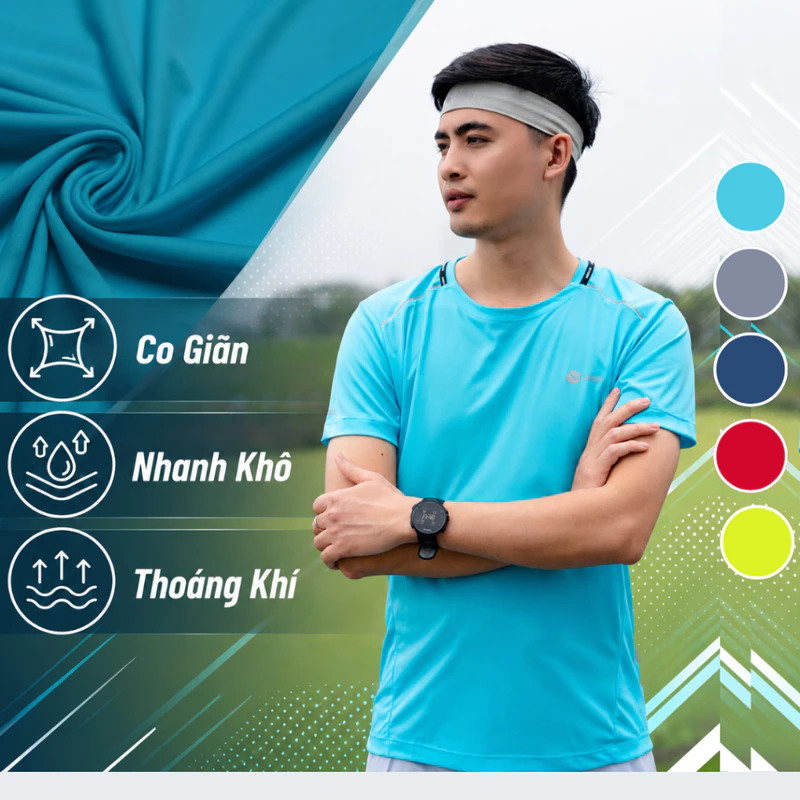 Áo Chạy Bộ Nam Livan, Áo Running Nam Nhanh Khô, Siêu Nhẹ, Thoáng Khí, Mặc Tập Gym, Chạy Bộ — ảnh 1
