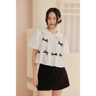 Chân váy OLV ngắn chữ A đơn giản dễ phối Plain Cotton Mini Skirt nhiều màu phù hợp đi chơi