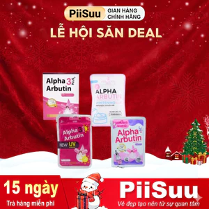 Vỉ 10 Viên Bột Kích Trắng Alpha Arbutin 3 Plus - Chuẩn Thái Đủ Loại