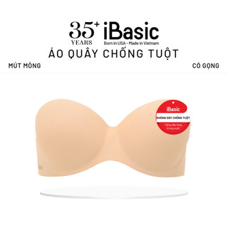 Áo ngực su quây chống tuột không dây iBasic có gọng cup ngang PK069