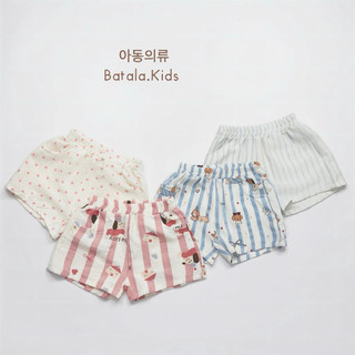 Quần đùi mùa hè cho bé trai bé gái Batala Kids, QUẦN SHORT ĐŨI HOẠ TIẾT DỄ THƯƠNG cho bé từ 10-25kg