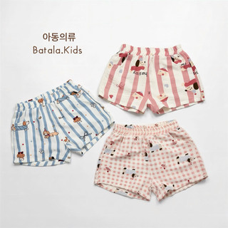 Quần đùi mùa hè cho bé trai bé gái Batala Kids, QUẦN SHORT ĐŨI HOẠ TIẾT DỄ THƯƠNG cho bé từ 10-25kg