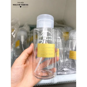 Lọ Đựng Cồn Nắp Nhấn | Chai Đựng Dung Dịch Nail Nối Mi | Bình Chiết Dung Dịch Tiện Lợi.