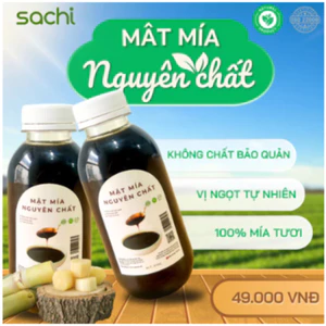 Mật mía tươi Nguyên chất 100% Sachi thơm ngon, kho thịt cá, làm bánh, làm đồ uống đều ngon