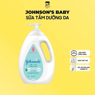Sữa tắm Johnson's Baby Dưỡng Ẩm Chứa Sữa Gạo & Yến Mạch (1000ml)