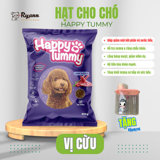 Hạt cho chó Happy Tummy vị cừu gói 800g - dành cho chó size nhỏ đến size trung bình