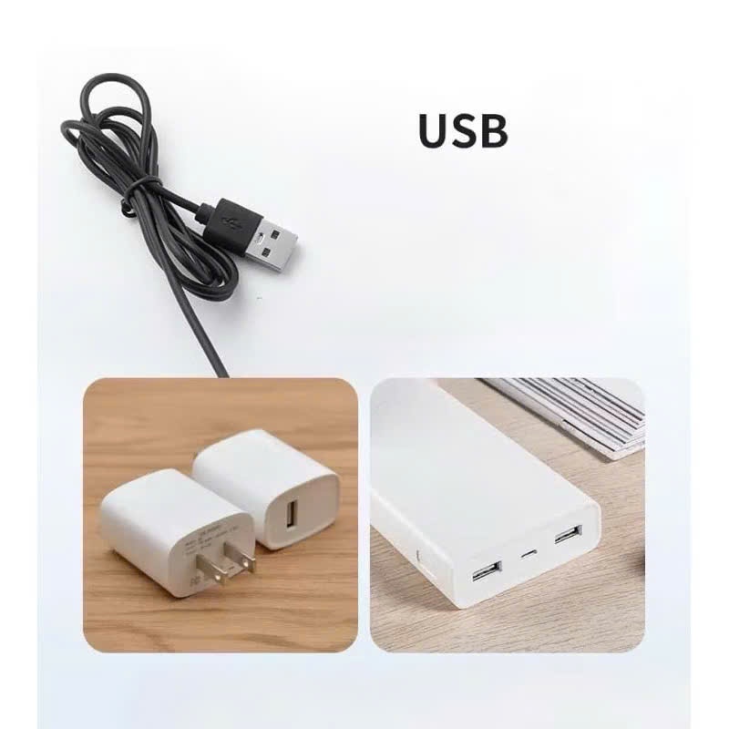 Máy Sủi Oxy Mini USB Cho Bể Cá Cảnh - Kèm Dây Và Đá Sủi, Hoạt Động Êm Ái