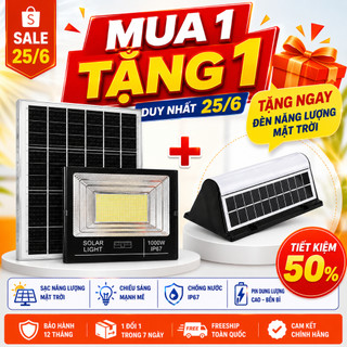 Đèn Pha Năng Lượng Mặt Trời 1000w ( hạt led 5054 )