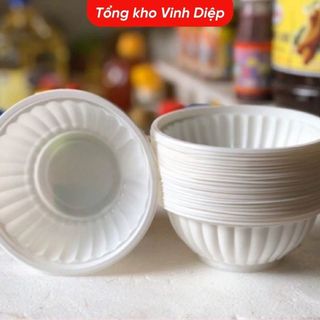 Sỉ 1000 ,500 chiếc Chén, Bát nhựa trong, nhựa đục chịu nhiệt dùng một lần đủ size Nhỏ, Vừa ,Lớn