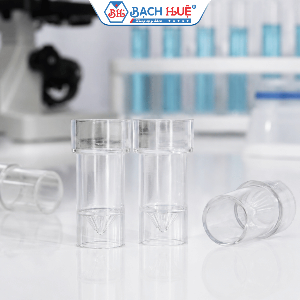 Túi 500 Ống Sample Cup 1.5ml (16x38mm) - Cốc Nhựa PS Trong Suốt Đựng Mẫu Thử An Toàn Tiết Kiệm