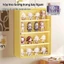 SUNNY Hộp Trưng Bày Mô Hình Treo Tường Trong Suốt Chống Bụi Kệ Đựng Popmart Figure Tủ Đựng Mô Hình