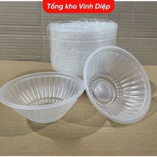 Sỉ 1000 ,500 chiếc Chén, Bát nhựa trong, nhựa đục chịu nhiệt dùng một lần đủ size Nhỏ, Vừa ,Lớn