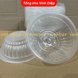 Sỉ 1000 ,500 chiếc Chén, Bát nhựa trong, nhựa đục chịu nhiệt dùng một lần đủ size Nhỏ, Vừa ,Lớn